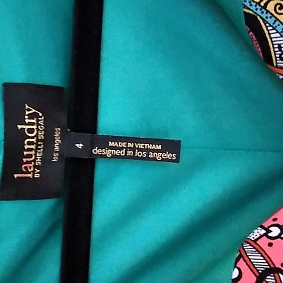 "AMAZING ARTSY"  LAUNDRY BY SHELLI SEGAL SZ 4 - Picture 2 of 13